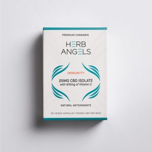 buy Herb Angels 300mg CBD Isolate Capsules