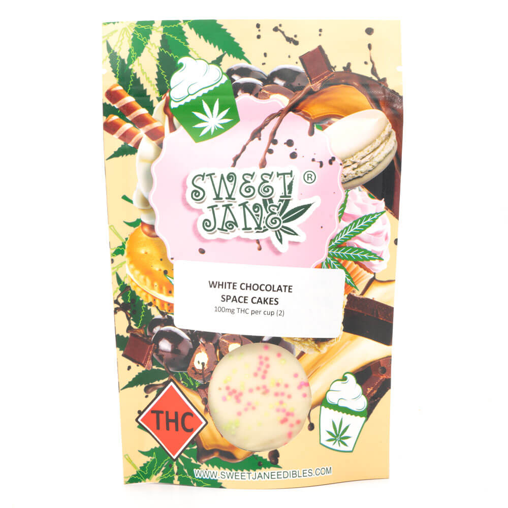 buy White Chocolate Space Cakes 200mg THC (Sweet Jane)