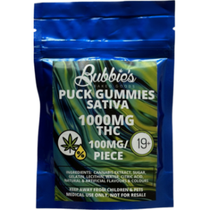 buy Sativa Bubbies 1000mg Gummy Pucks