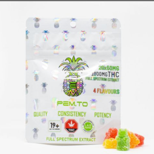 buy Pineapple Express Meds - 1000mg Full Spectrum Edible