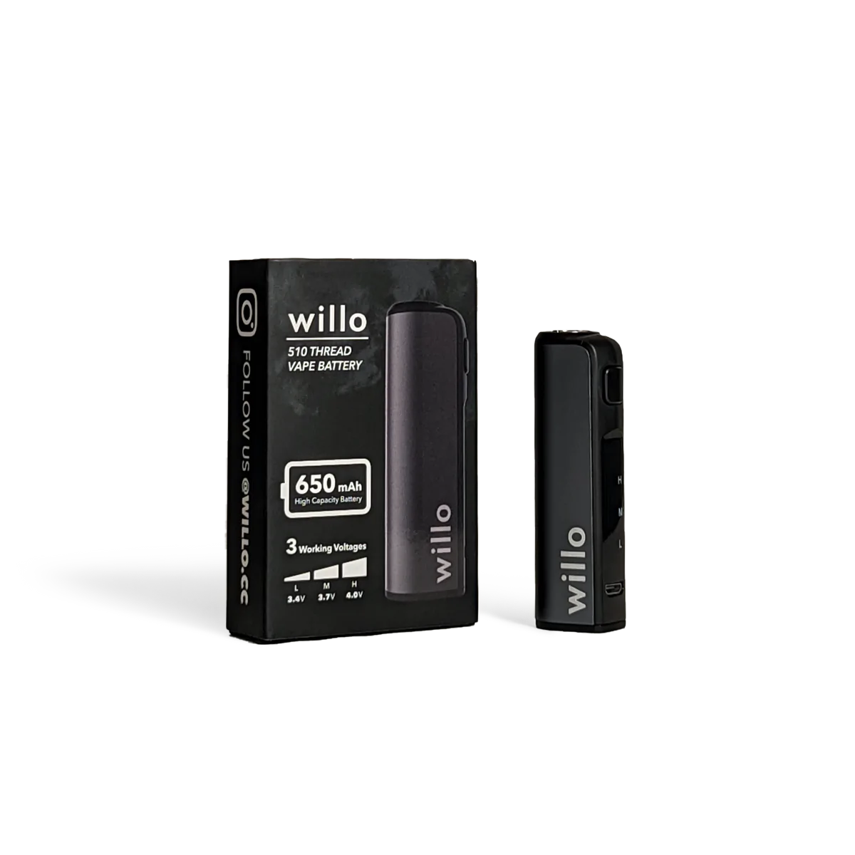 buy Willo 510 Thread Vape Battery