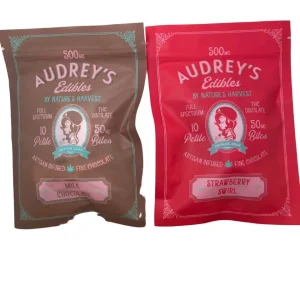 buy Audrey’s Chocolate Leafs 500mg