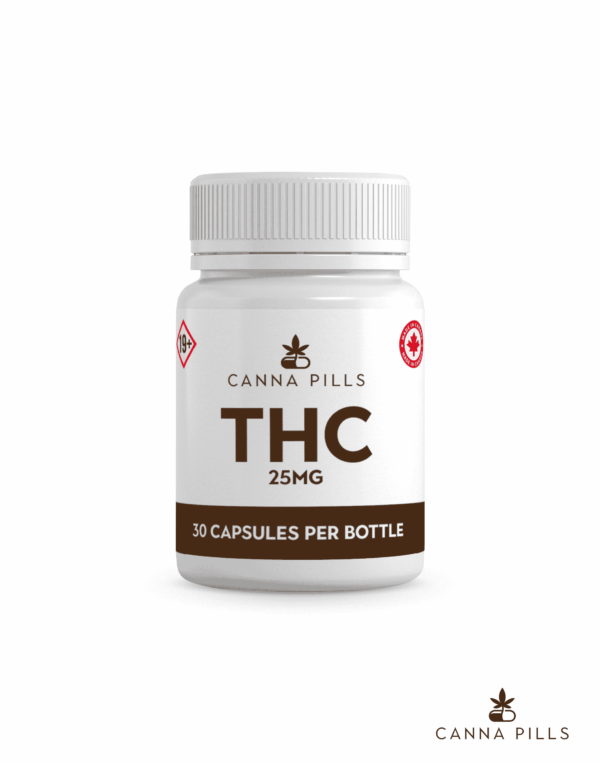 Pilules de Canna : Capsules de THC 30x (25 mg)
