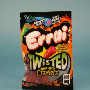 Medicated Errlli Twisted Sour Bites Crawlers 600mg THC