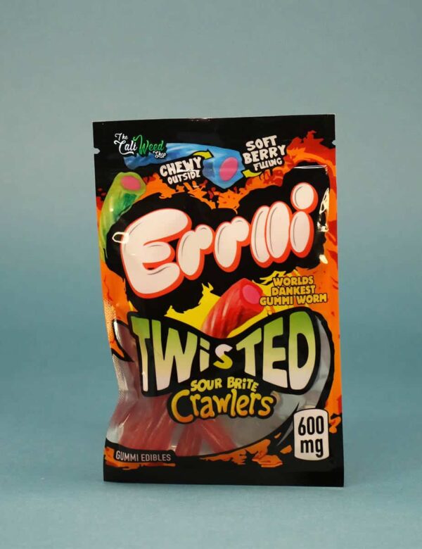 Medicated Errlli Twisted Sour Bites Crawlers 600mg THC