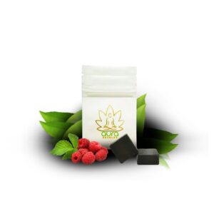 Aura Raspberry Belgium Fudge Delight THC (2 pieces:200mg)