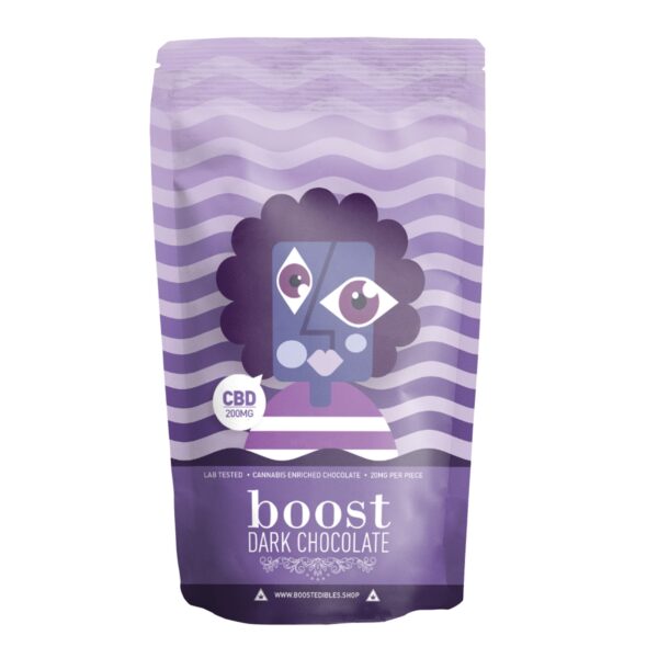 Boost Dark Chocolate Pack – CBD 200mg Boost Edibles | Canada