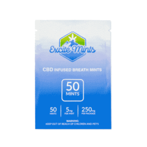 EXCITE MINTS CBD infused breath mints (5mg per mint 50 pcs)