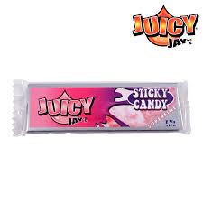 Juicy Jay’s Sticky Candy ‘Superfine’ Flavored Rolling Papers – 1 pack