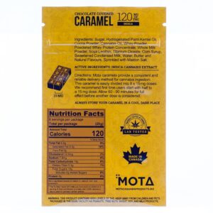 Mota: Chocolate Covered Caramel: 120mg THC