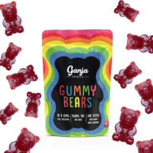 Ganja Bears-Black Cherry – 10 x 15mg THC