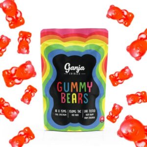 Ganja Bears Strawberry – 10 x 15mg THC