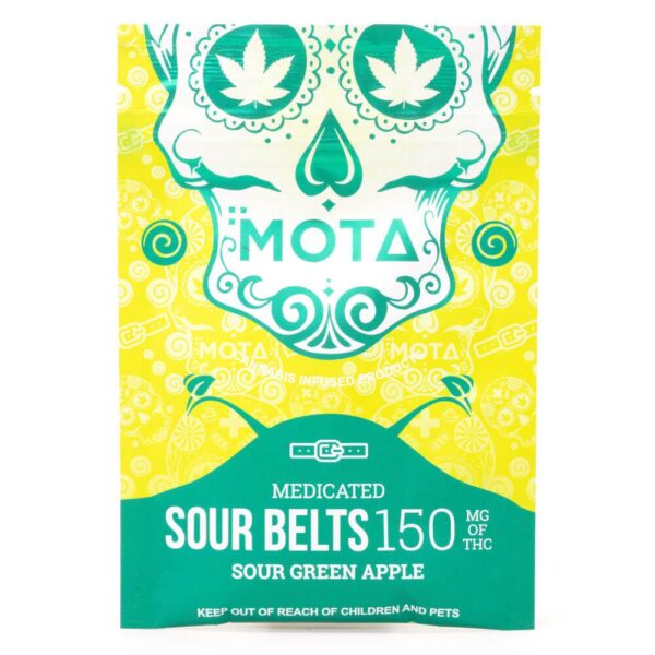 MOTA – Sour Belts Pomme verte aigre – 150 mg
