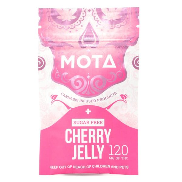 Mota-Sugar Free Jelly – Cherry-120 MG THC