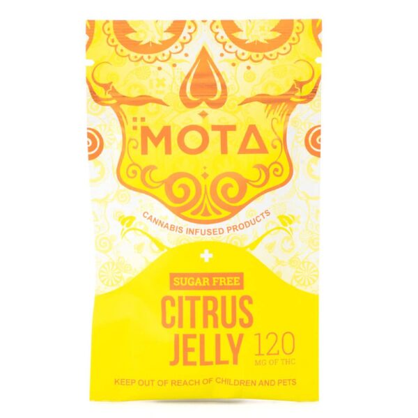 Mota-Sugar Free Jelly – Citrus -120 MG THC