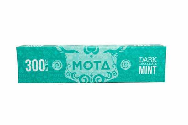 Mota Dark Chocolate Bar – Mint-300 MG THC