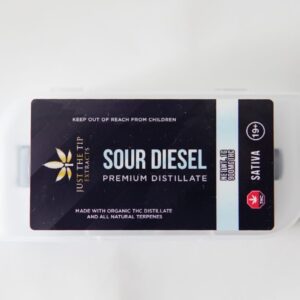 Just The Tip: Sour Diesel – Premium Distillate Syringe Organic Terpenes