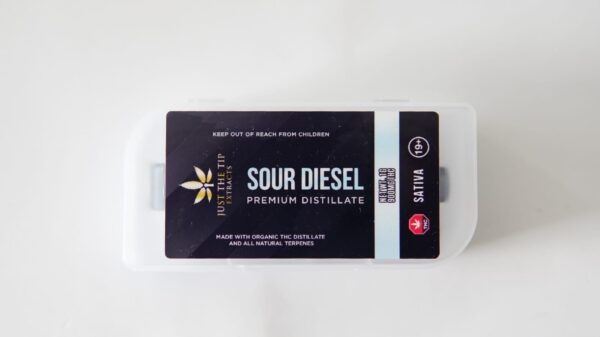 Just The Tip: Sour Diesel – Premium Distillate Syringe Organic Terpenes