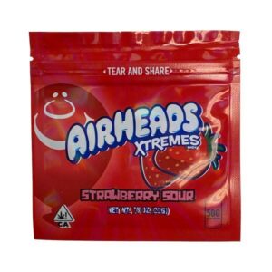 Medicated Airheads Strawberry Sour (500mg)