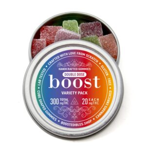 Boost THC Variety Pack Gummies – 300mg (20mg/Gummy) Boost Comestibles | Canada
