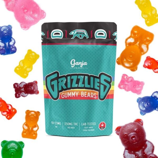 Ganja-Grizzlies Bears-Black Cherry (350mg THC)