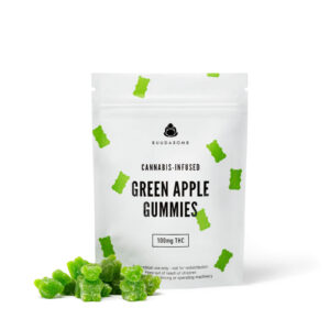 Buuda Bomb: Green Apple Gummy Bears 10 Pieces= 100mg THC