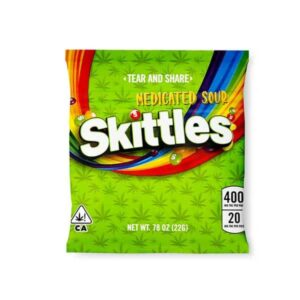 Medicated Sour Skittles 400mg THC