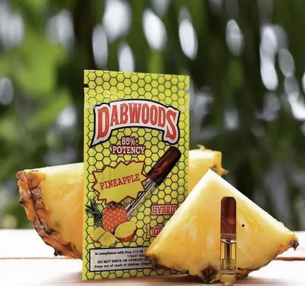 Dabwood: Pineapple Distillate Cartridges (1g)