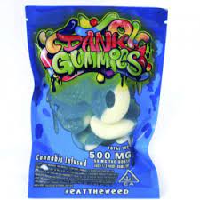 Medicated Dank Gummies Blue 500mg THC