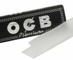 OCB Premium Black Rolling Paper – Single Wide Size
