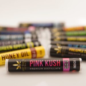 Just The Tip: Distillate Cartridges – Pink Kush indica (1ml)
