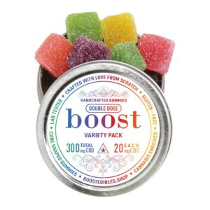 Boost CBD Variety Pack Gummies -300mg (20mg/Gummy) Boost Edibles | Canada