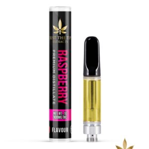 Just The Tip: Distillate Cartridges: Raspberry: Indica (1ml)