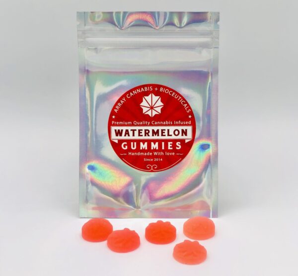 Array – Watermelon 3 to 1 Gummies – (75mg CBD/25mg THC per pack)