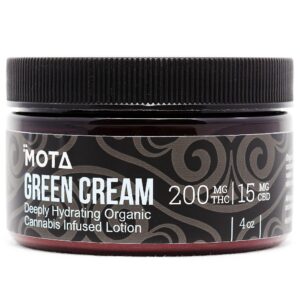 Mota Green Cream: 4 or 8 oz jar – 200mg/400mg