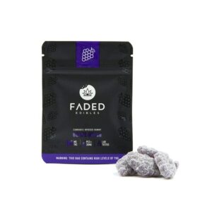 Faded: Grape Crush-180mg THC Gummies