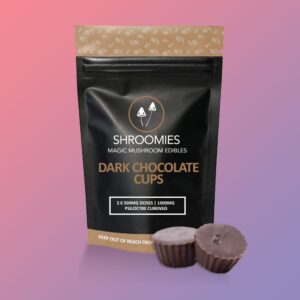 Shroomie: DARK CHOCOLATE CUPS – 1000MG