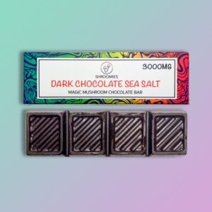 Shroomie: SEA SALT DARK CHOCOLATE BAR – 3000MG