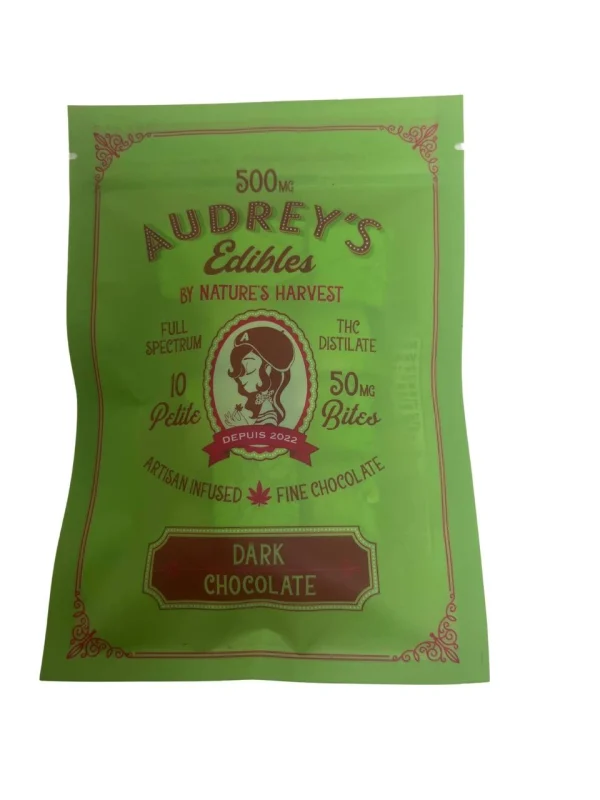 buy Audrey’s 500mg Dark Chocolate Leafs