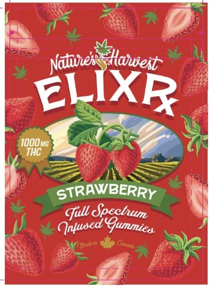 buy Nature’s Harvest 1000mg Chocolate Strawberry Bites