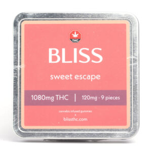 buy 1080mg THC Sweet Escape Gummies (Bliss Edibles)