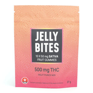 buy 500mg THC Sativa Fruit Punch Mix Gummies (Jelly Bites)