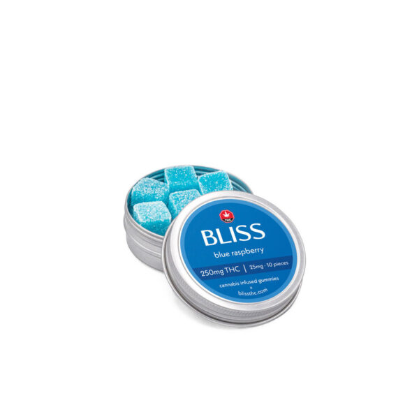 buy Bliss Blue Raspberry THC Gummies