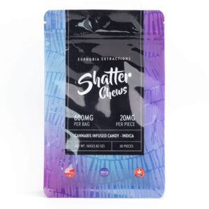 buy Indica 600mg Shatter Chews (Euphoria Extractions)