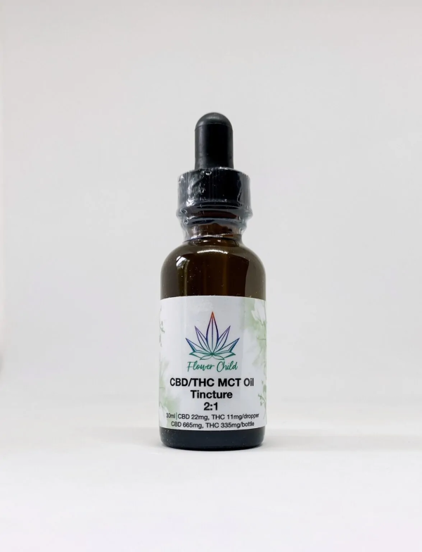buy Flower Child 665mg CBD/335mg THC MCT Oil Tincture 2:1