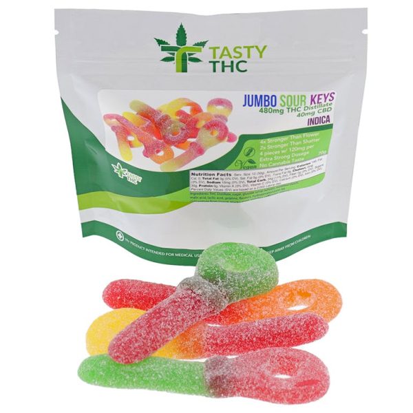 buy Jumbo Sour Keys (480mg THC/40mg CBD)