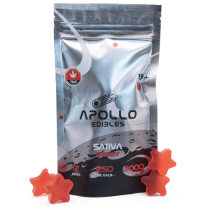 Apollo – Shooting Stars Gummies – Cherry – Sativa – 3000mg THC