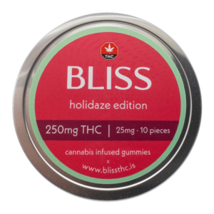 Bliss Holidaze Edition Gummies – 250mg THC