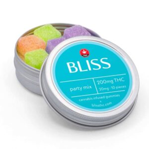 Bliss Party Mix Gummies – 200mg THC