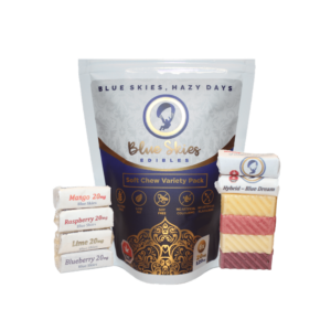 Blue Skies – Soft Chew Variety Pack – 120mg THC